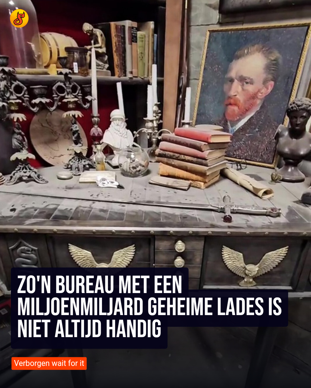 Zo'n bureau met een miljoenmiljard geheime lades is niet altijd handig