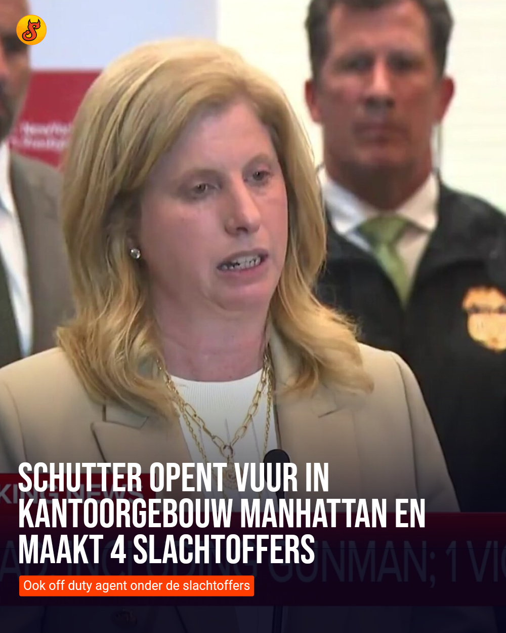 Schutter opent vuur in kantoorgebouw Manhattan en maakt 4 slachtoffers