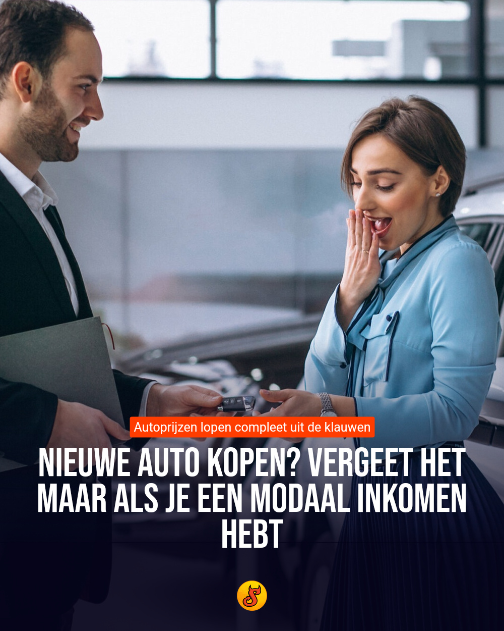Nieuwe auto kopen? Vergeet het maar als je een modaal inkomen hebt