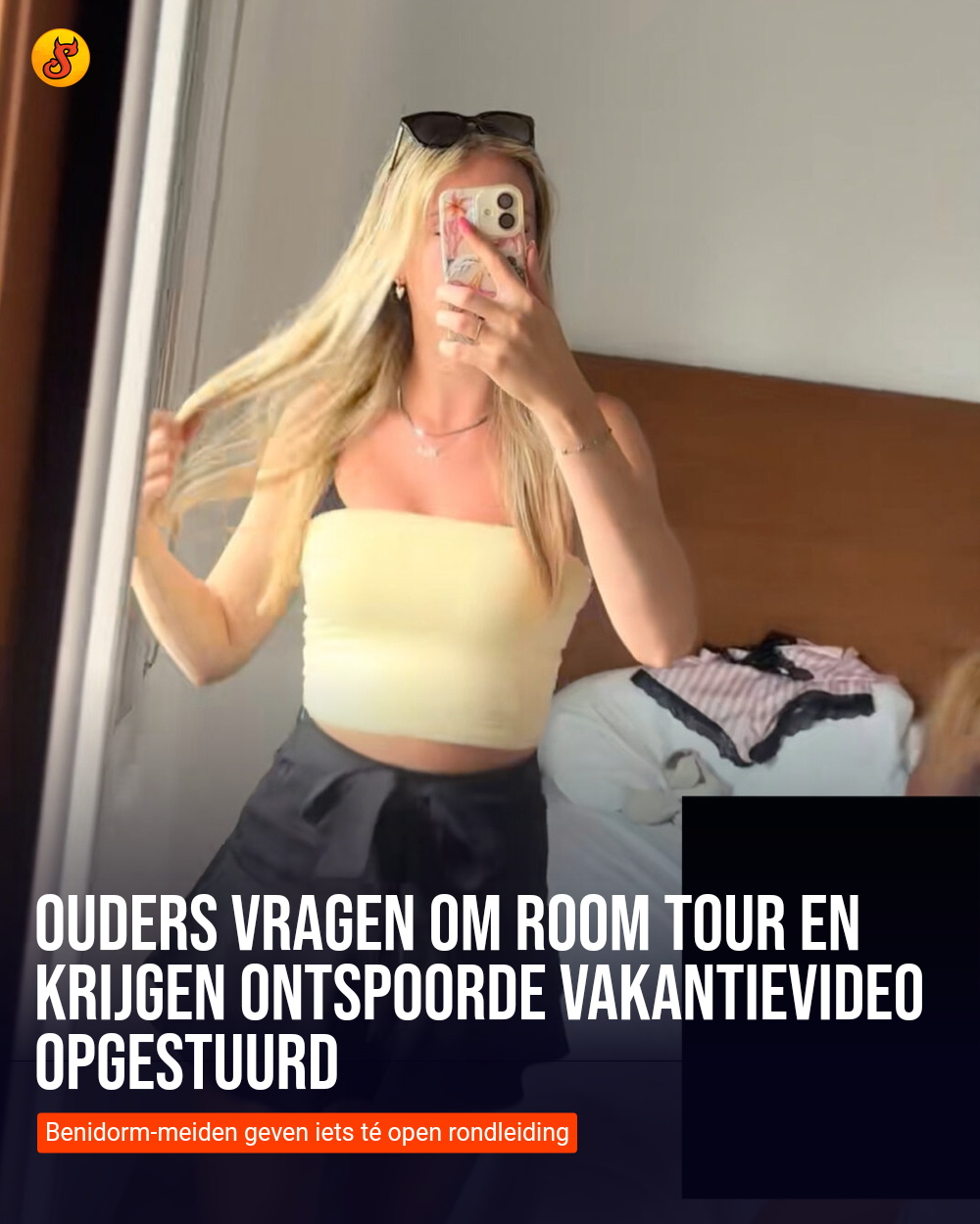 Ouders vragen om room tour en krijgen ontspoorde vakantievideo opgestuurd