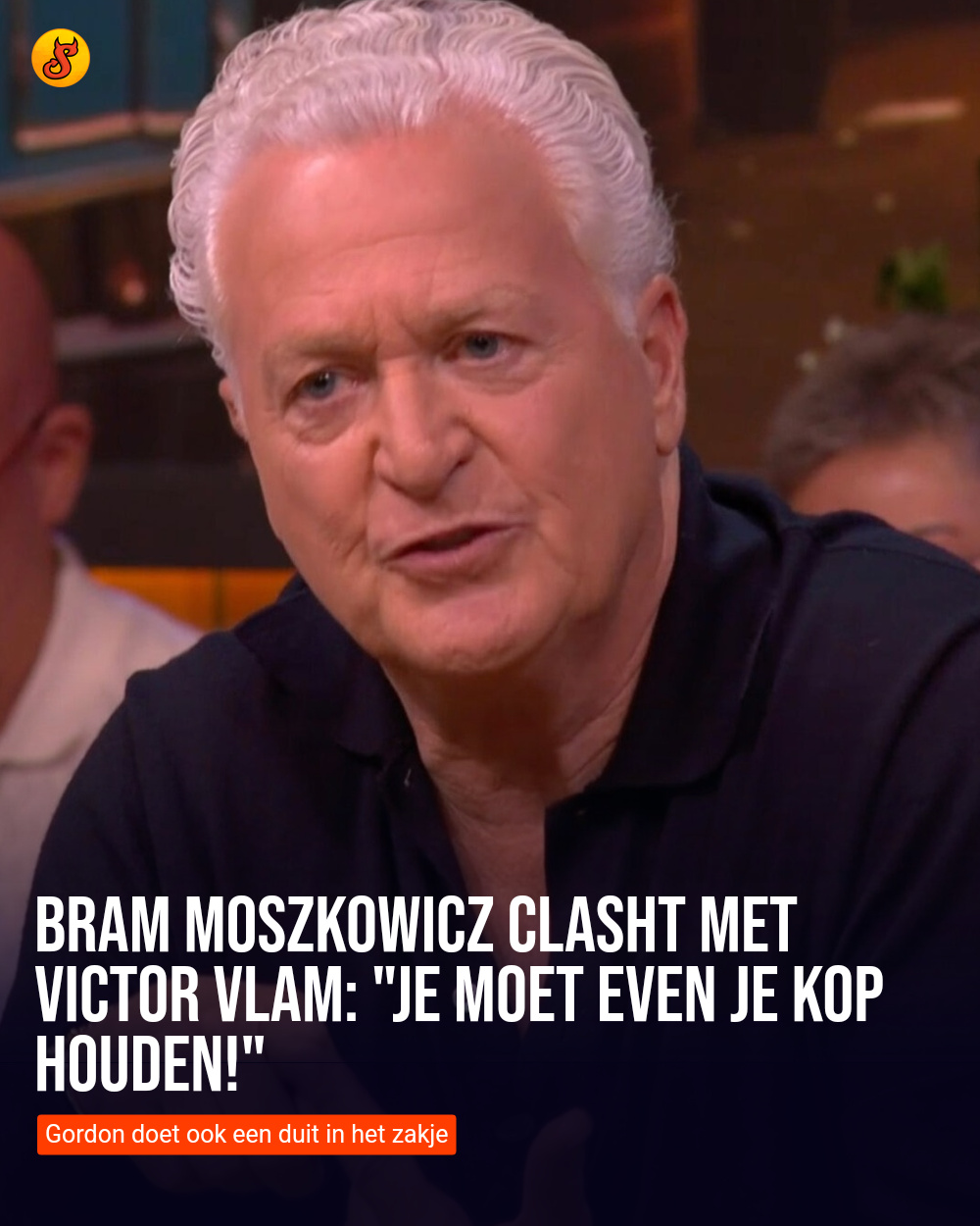 Bram Moszkowicz clasht met Victor Vlam: "Je moet even je kop houden!"