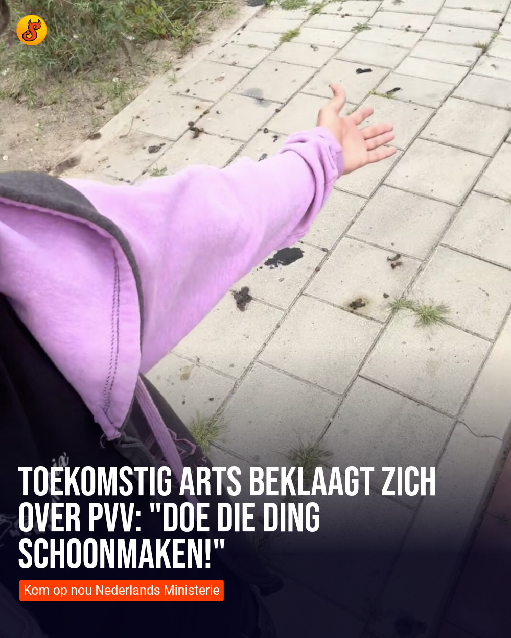 Toekomstig arts beklaagt zich over PVV: "Doe die ding schoonmaken!"