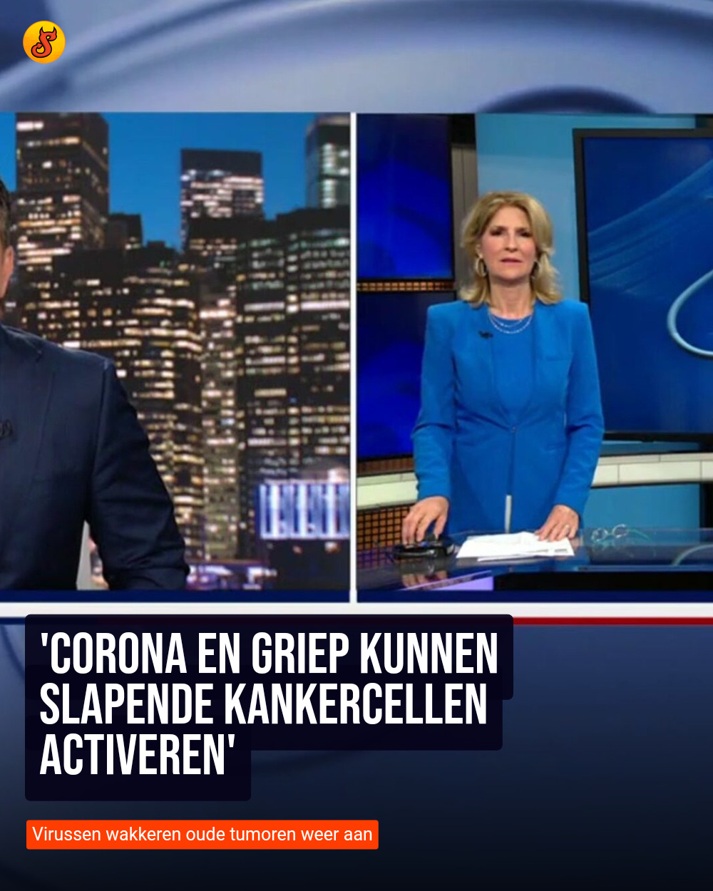 'Corona en griep kunnen slapende kankercellen activeren'