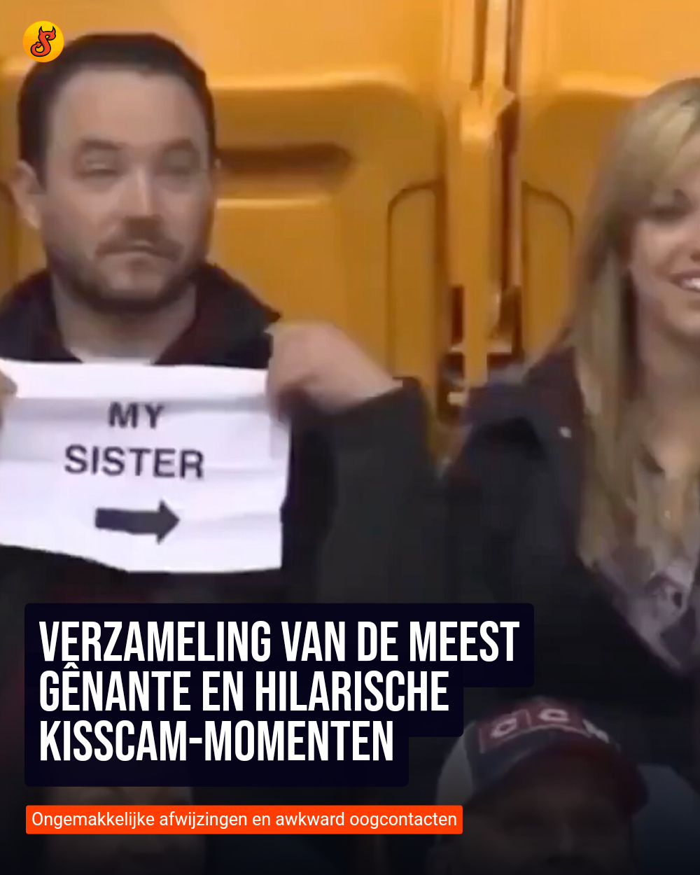 Verzameling van de meest gênante en hilarische kisscam-momenten