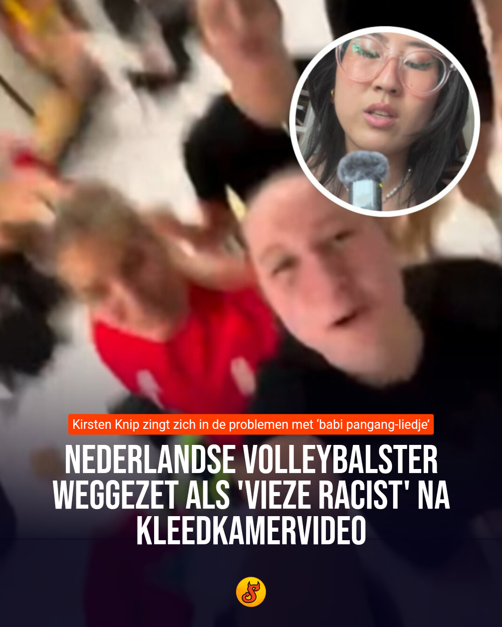 Nederlandse volleybalster weggezet als 'vieze racist' na kleedkamervideo