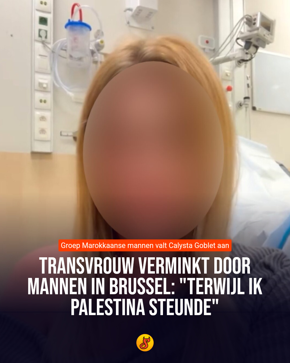 Transvrouw verminkt door mannen in Brussel: "Terwijl ik Palestina steunde"