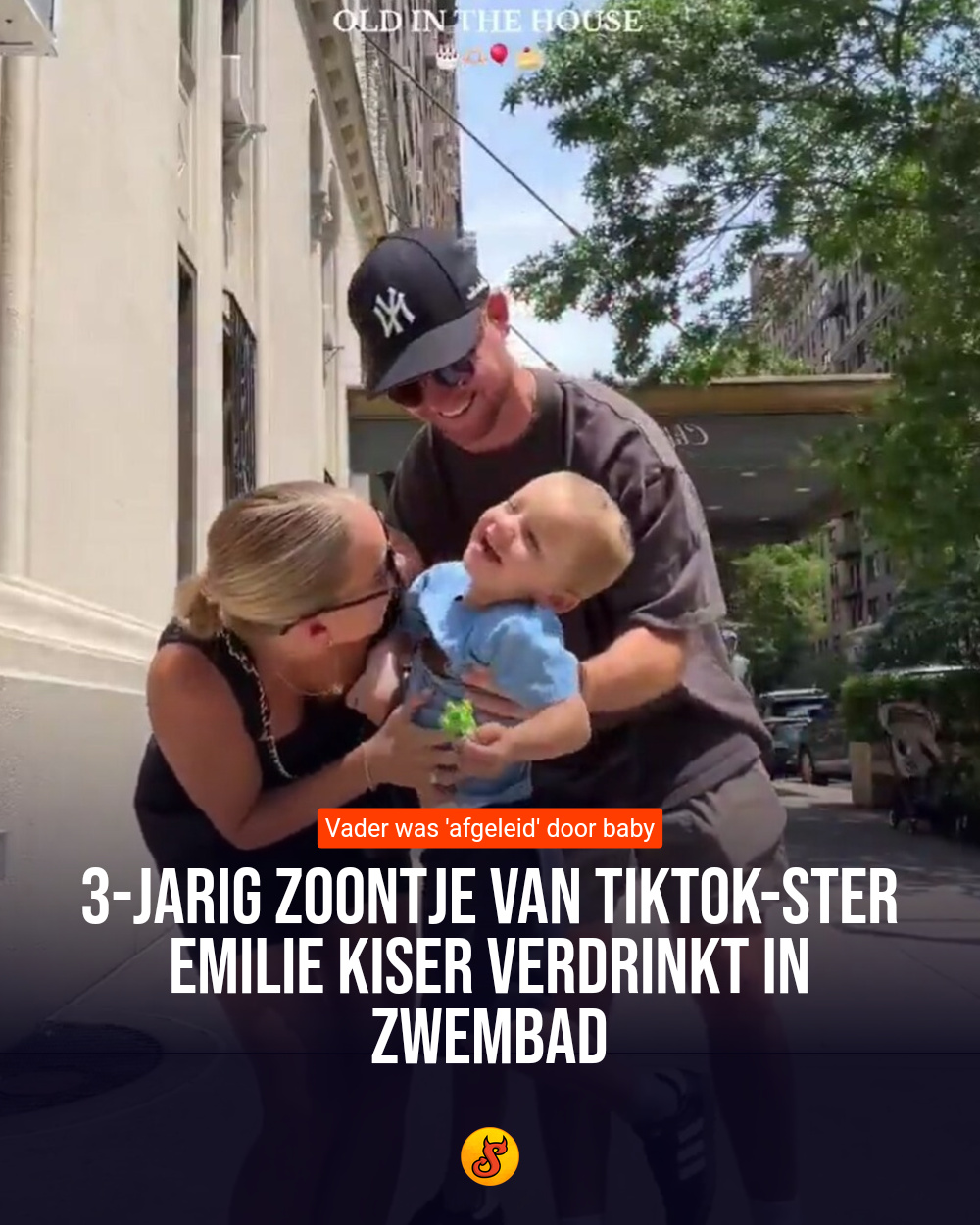 3-jarig zoontje van TikTok-ster Emilie Kiser verdrinkt in zwembad