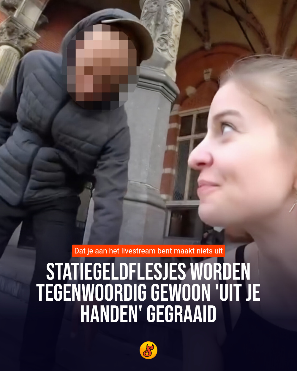 Statiegeldflesjes worden tegenwoordig gewoon 'uit je handen' gegraaid