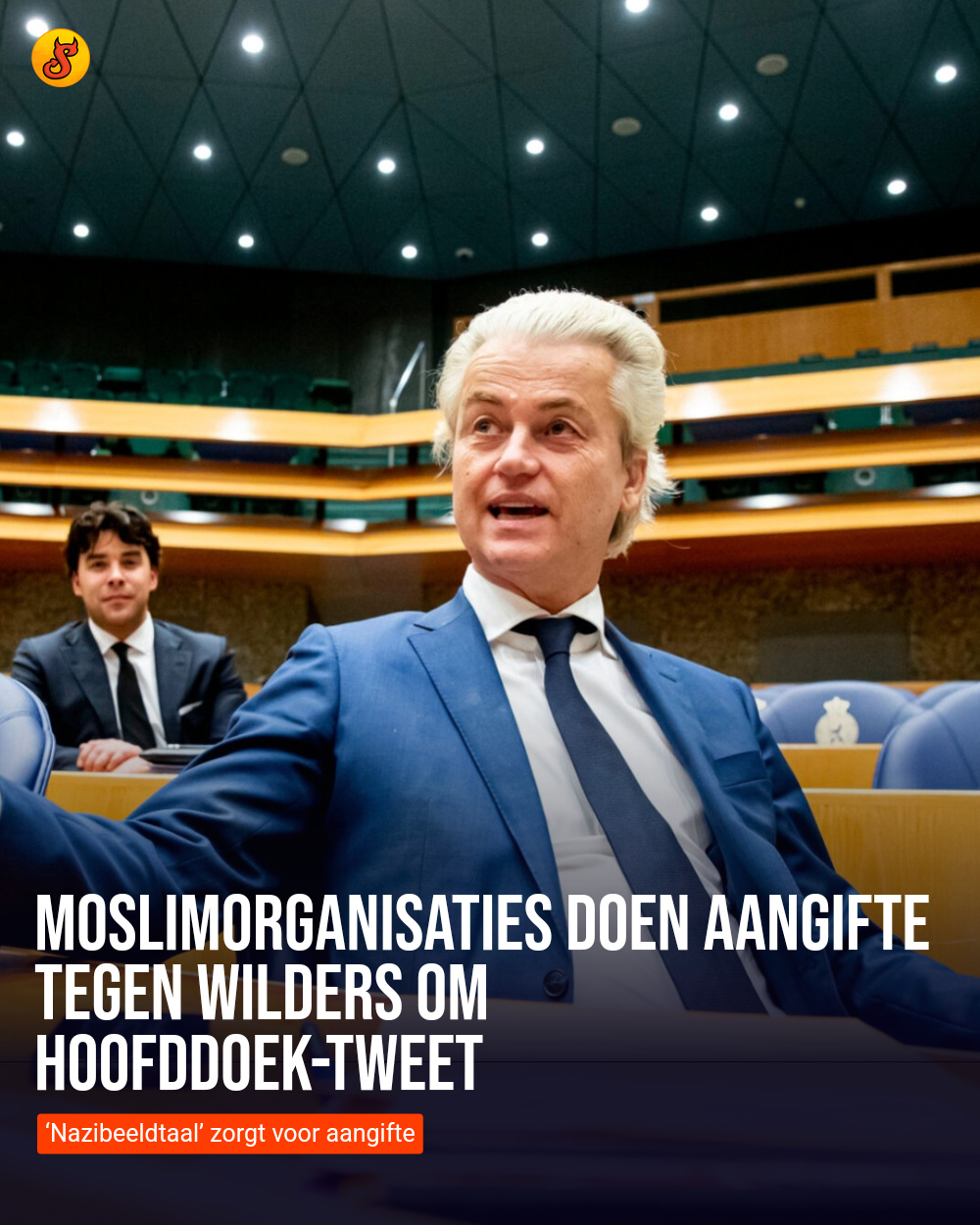 Moslimorganisaties doen aangifte tegen Wilders om hoofddoek-tweet