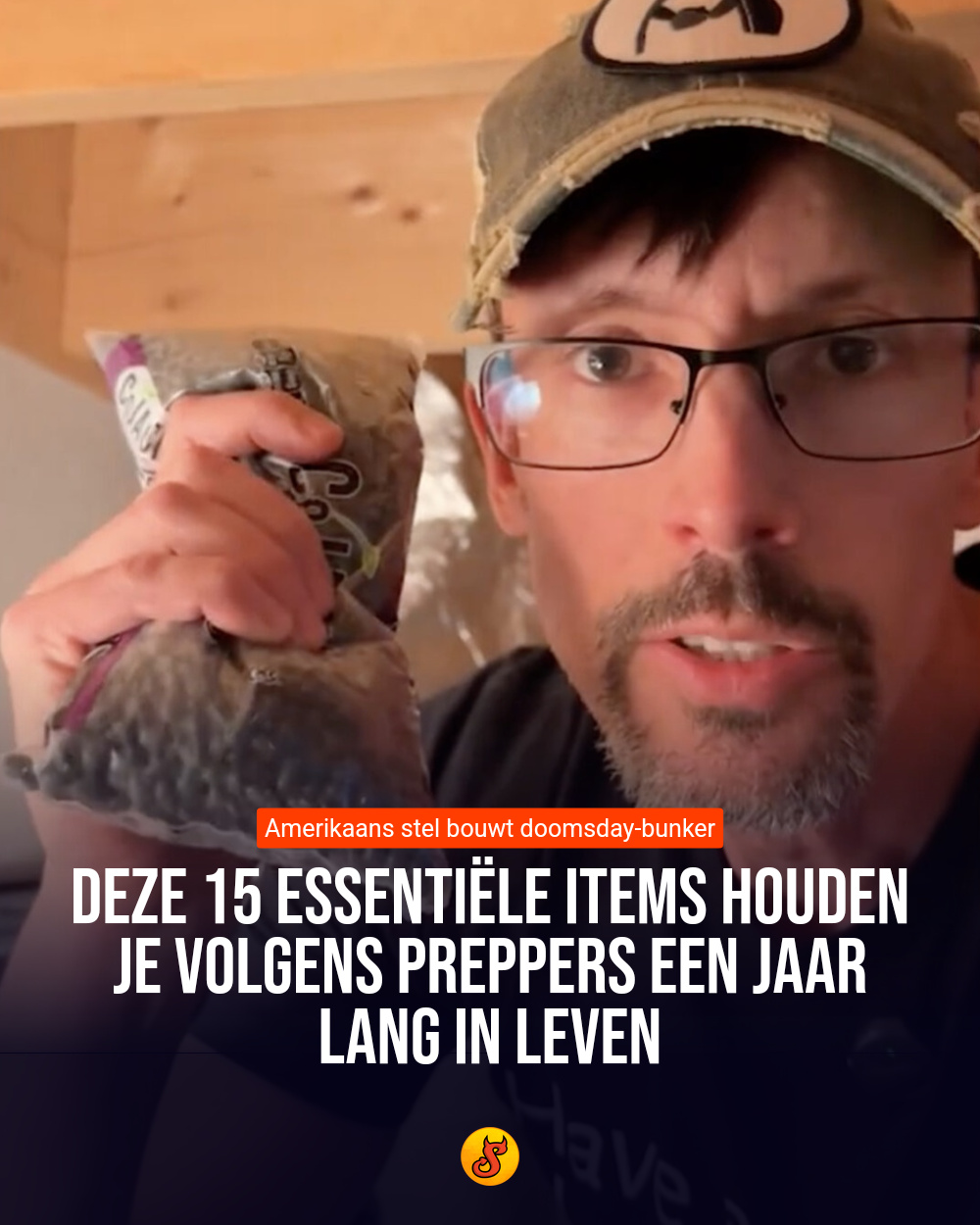 Deze 15 essentiële items houden je volgens preppers een jaar lang in leven
