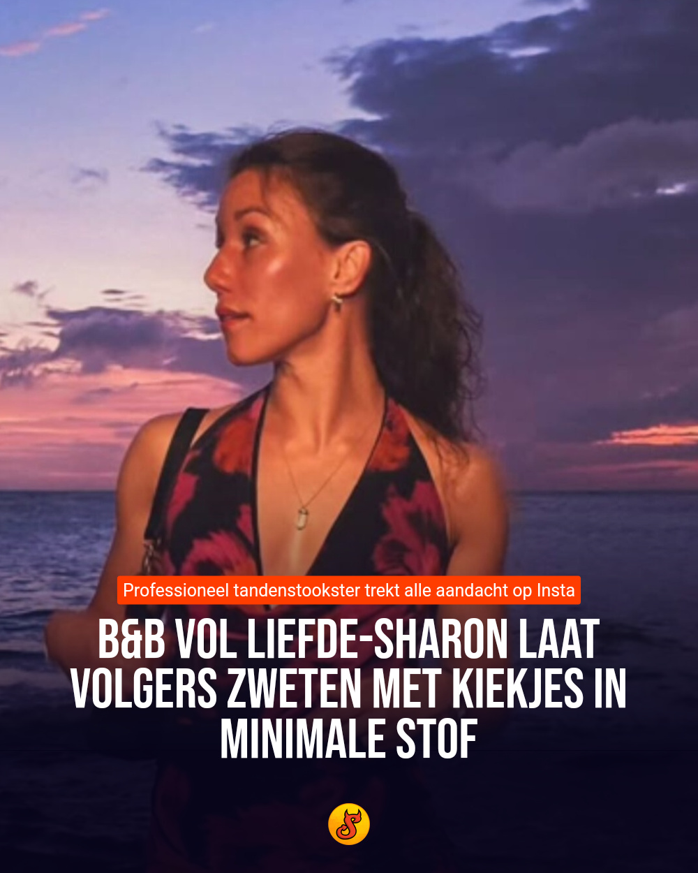 B&B Vol Liefde-Sharon laat volgers zweten met kiekjes in minimale stof