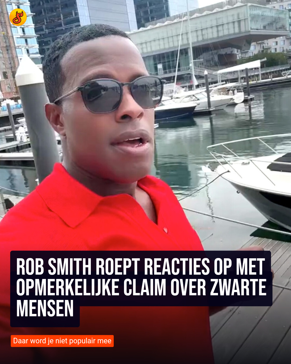 Rob Smith roept reacties op met opmerkelijke claim over zwarte mensen