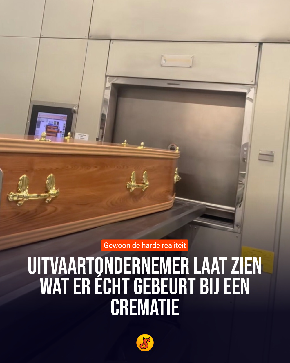 Uitvaartondernemer laat zien wat er écht gebeurt bij een crematie