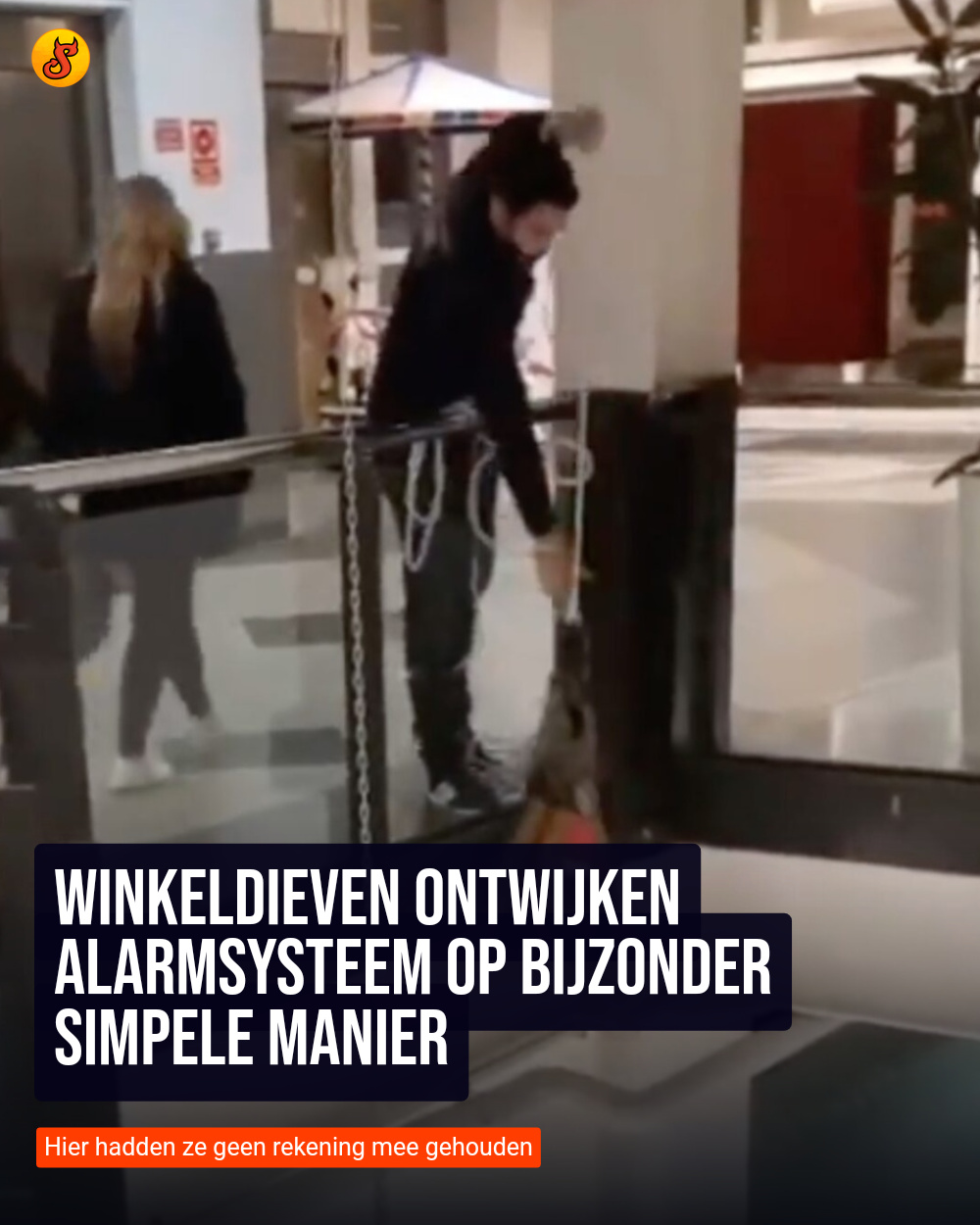 Winkeldieven ontwijken alarmsysteem op bijzonder simpele manier