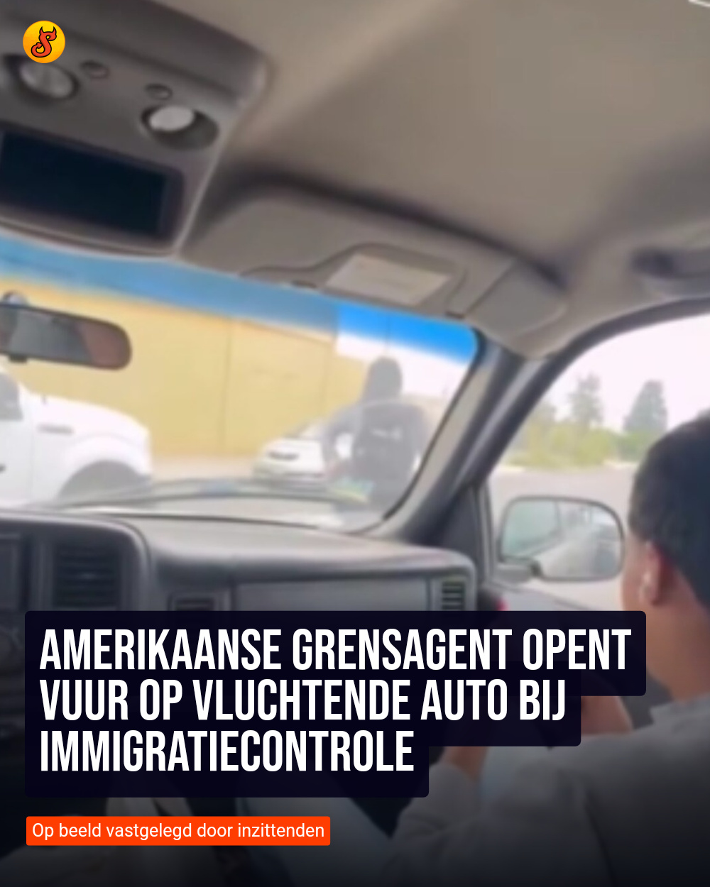 Amerikaanse grensagent opent vuur op vluchtende auto bij immigratiecontrole