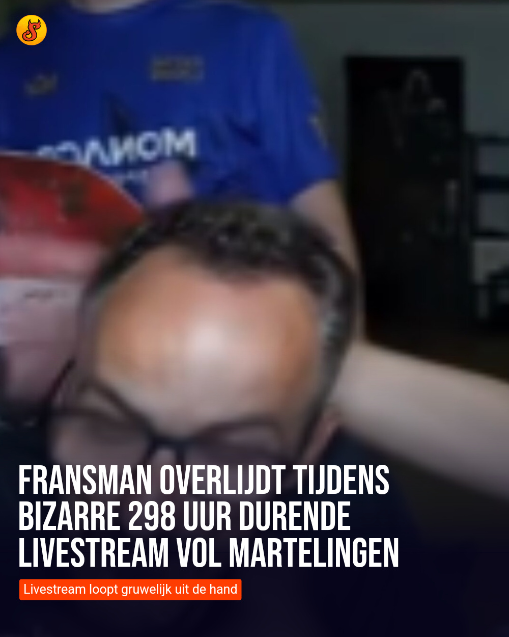 Fransman overlijdt tijdens bizarre 298 uur durende livestream vol martelingen