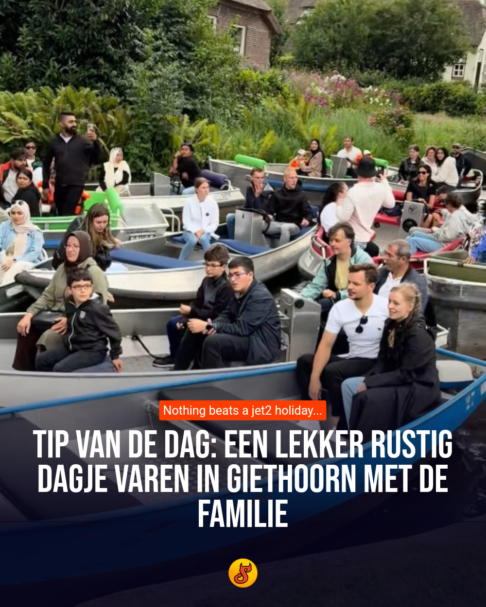 Tip van de dag: Een lekker rustig dagje varen in Giethoorn met de familie