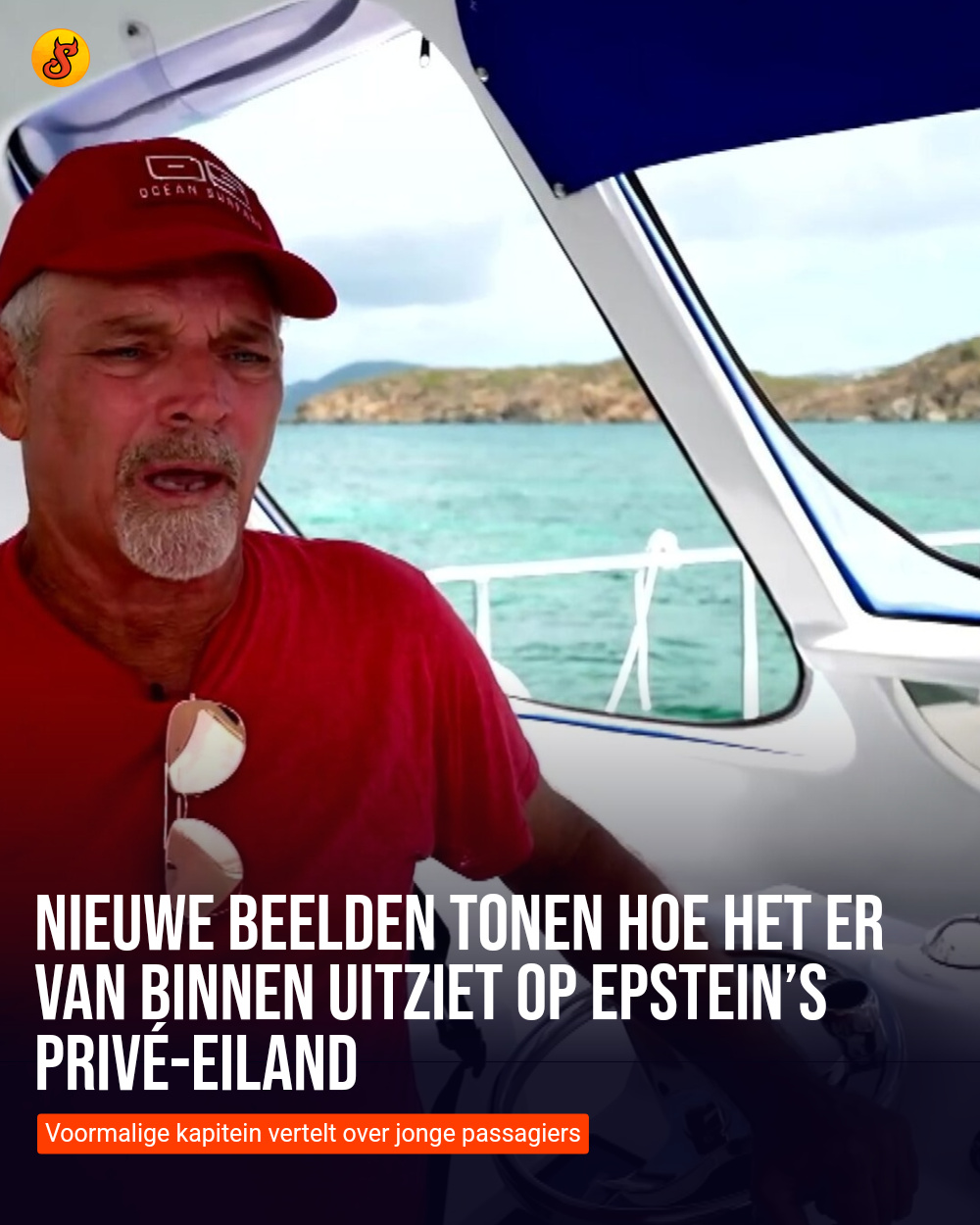 Nieuwe beelden tonen hoe het er van binnen uitziet op Epstein’s privé-eiland