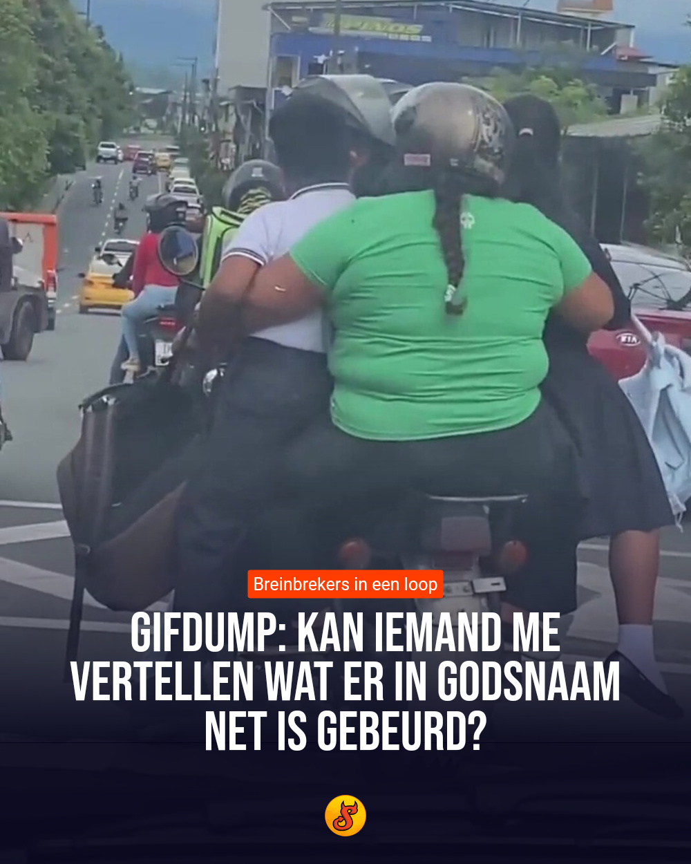 Gifdump: Kan iemand me vertellen wat er in godsnaam net is gebeurd?