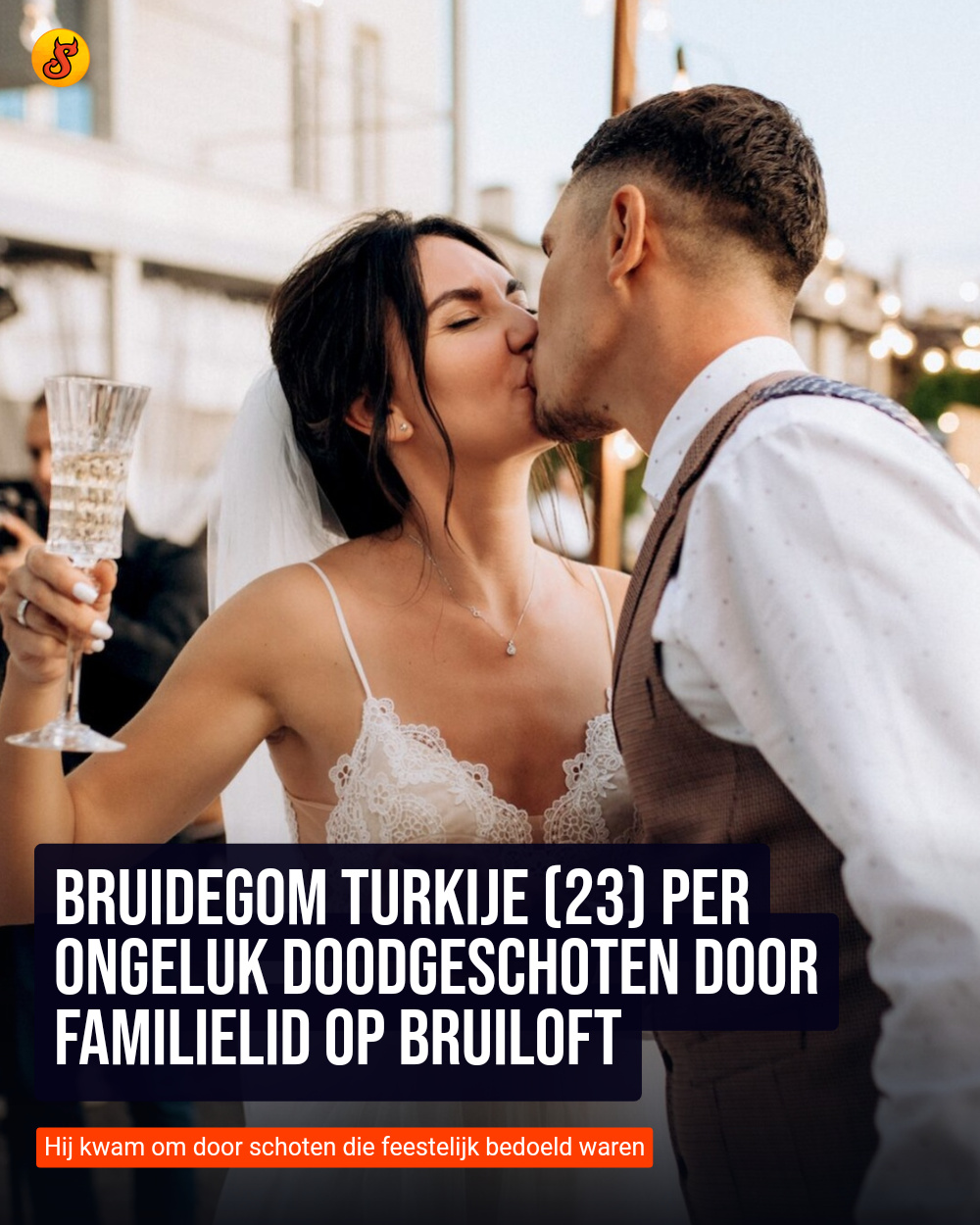 Bruidegom Turkije (23) per ongeluk doodgeschoten door familielid op bruiloft