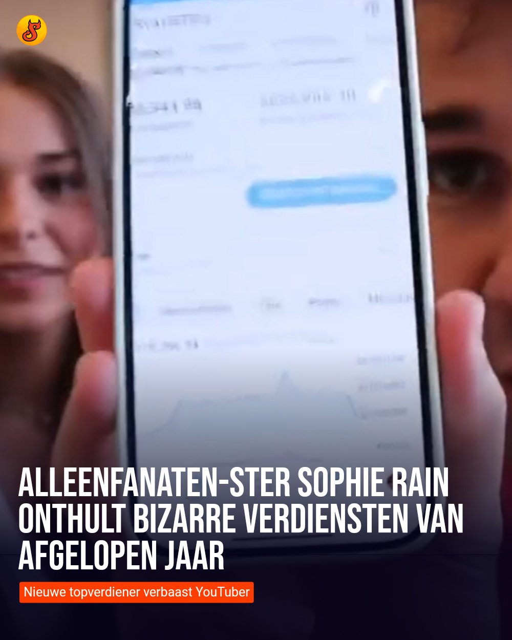 AlleenFanaten-ster Sophie Rain onthult bizarre verdiensten van afgelopen jaar