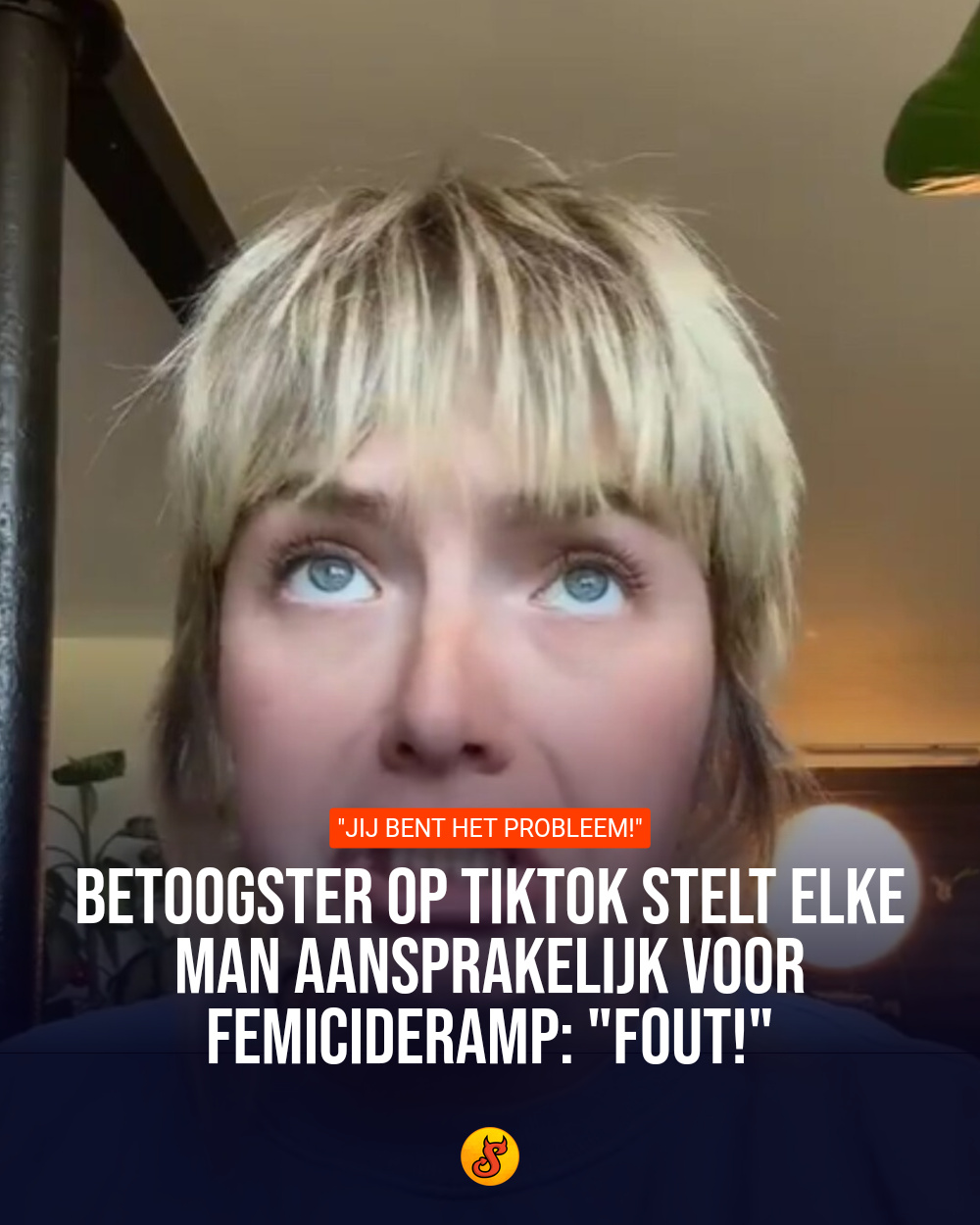 Betoogster op TikTok stelt ELKE man aansprakelijk voor femicideramp: "FOUT!"