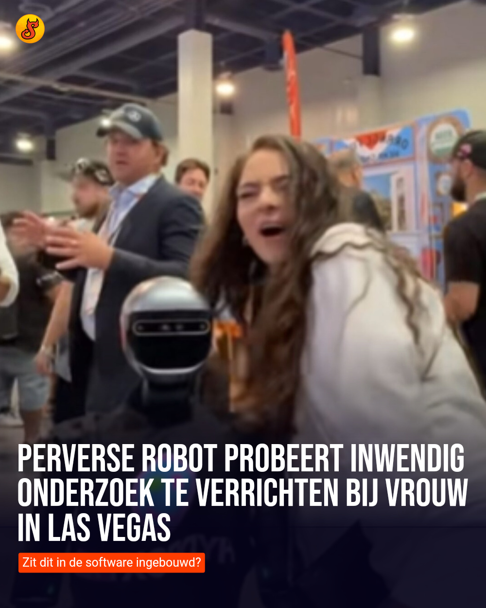 Perverse robot probeert inwendig onderzoek te verrichten bij vrouw in Las Vegas