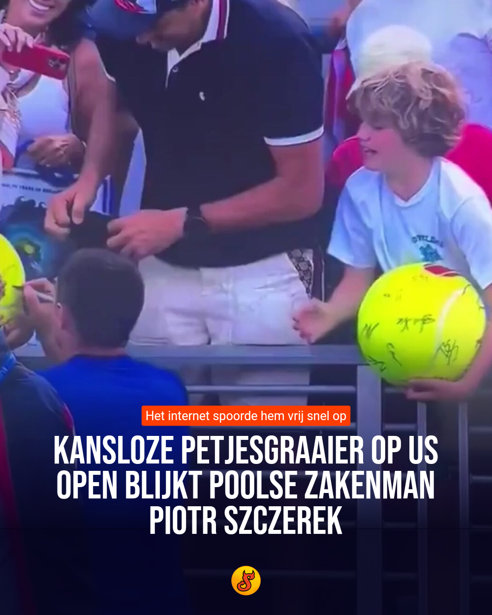 Kansloze petjesgraaier op US Open blijkt Poolse zakenman Piotr Szczerek