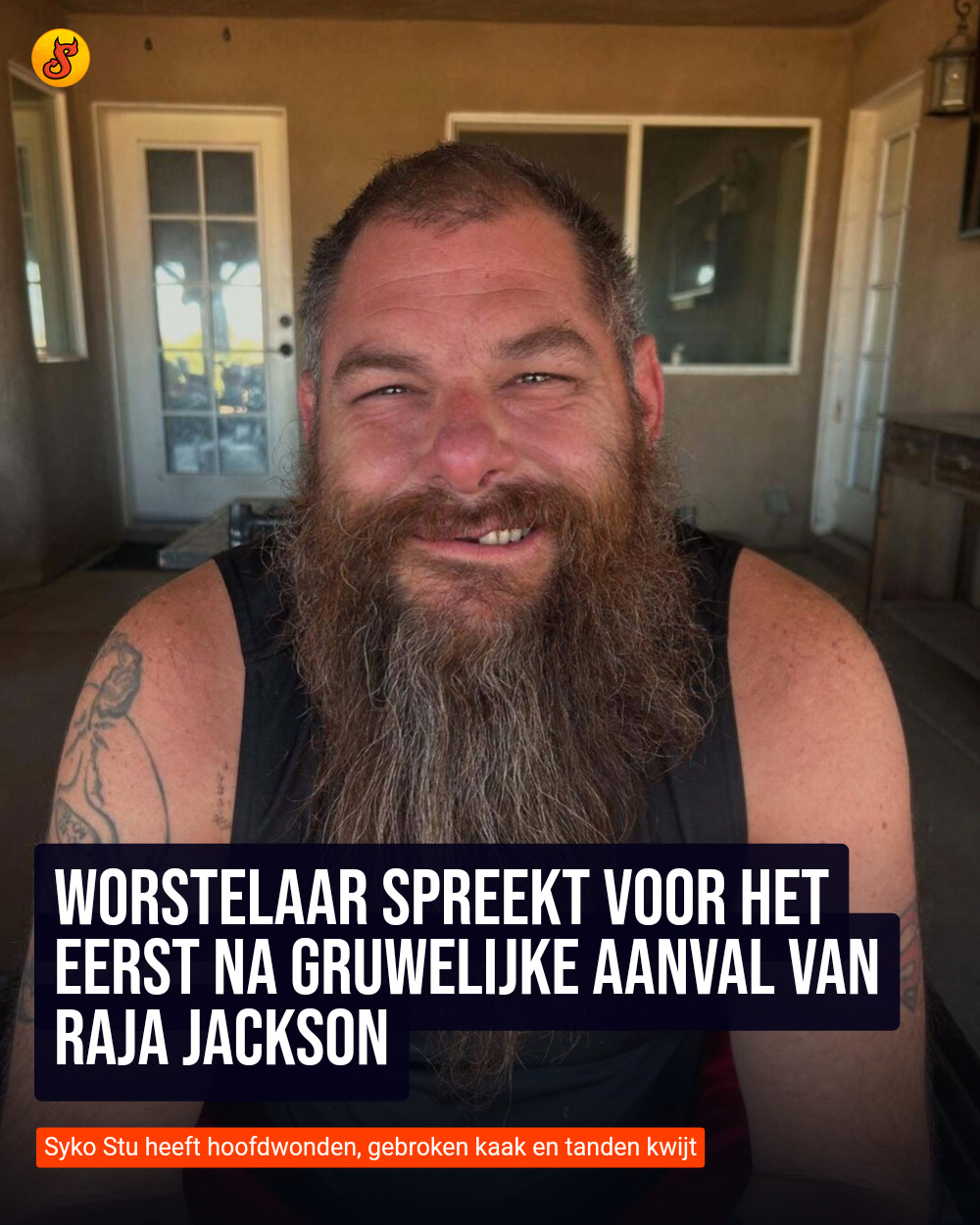 Worstelaar spreekt voor het eerst na gruwelijke aanval van Raja Jackson