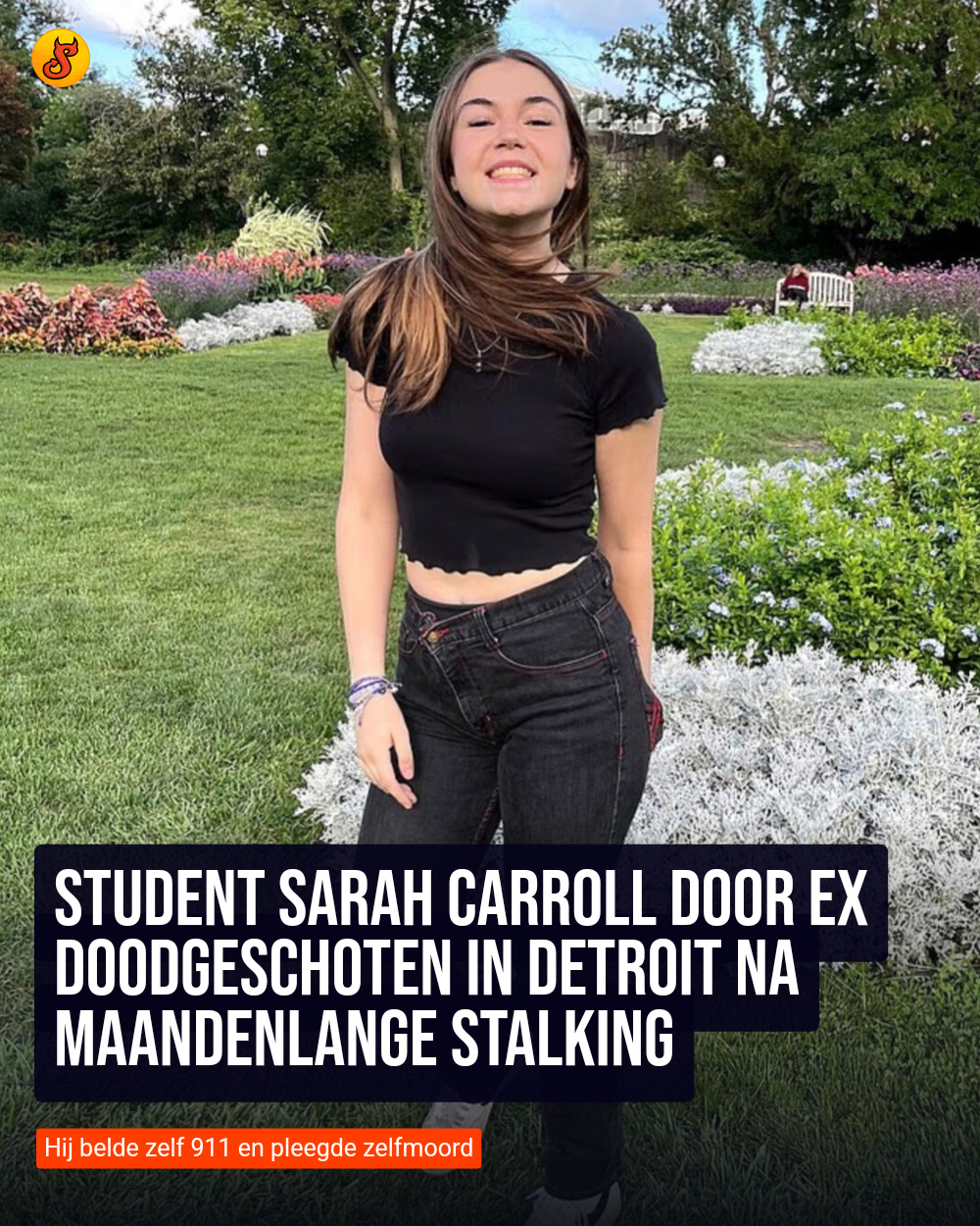 Student Sarah Carroll door ex doodgeschoten in Detroit na maandenlange stalking