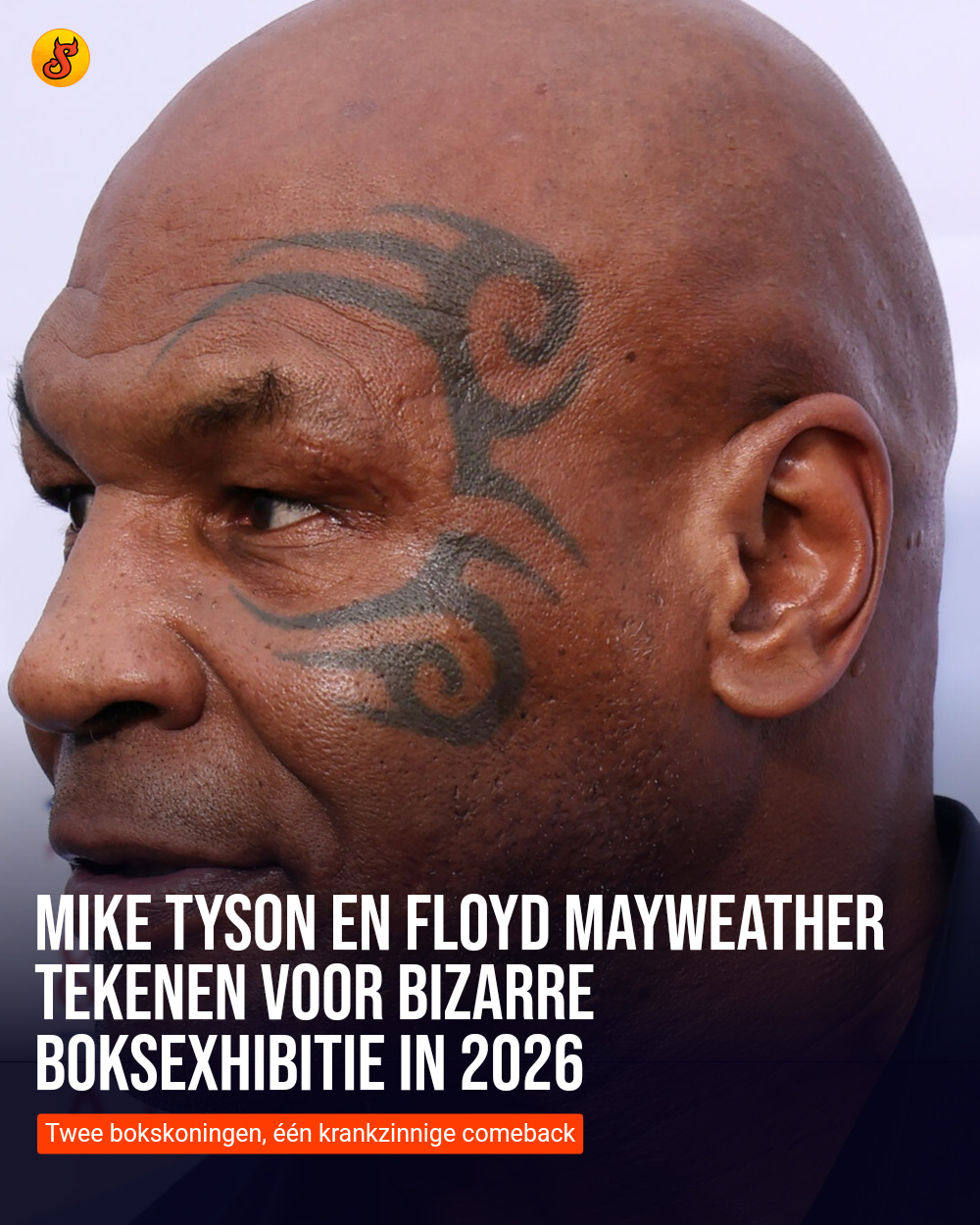 Mike Tyson en Floyd Mayweather tekenen voor bizarre boksexhibitie in 2026