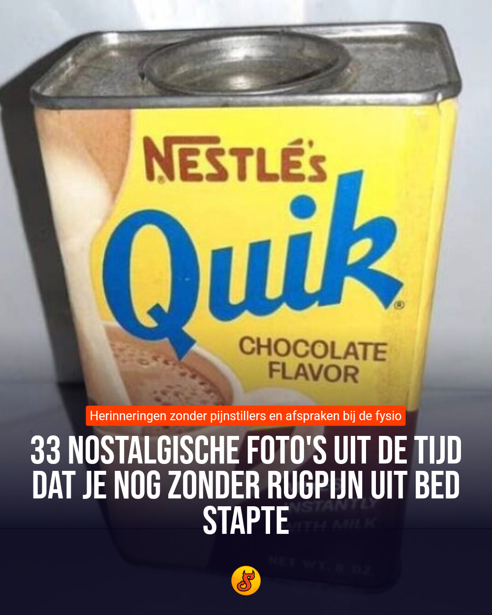33 nostalgische foto's uit de tijd dat je nog zonder rugpijn uit bed stapte