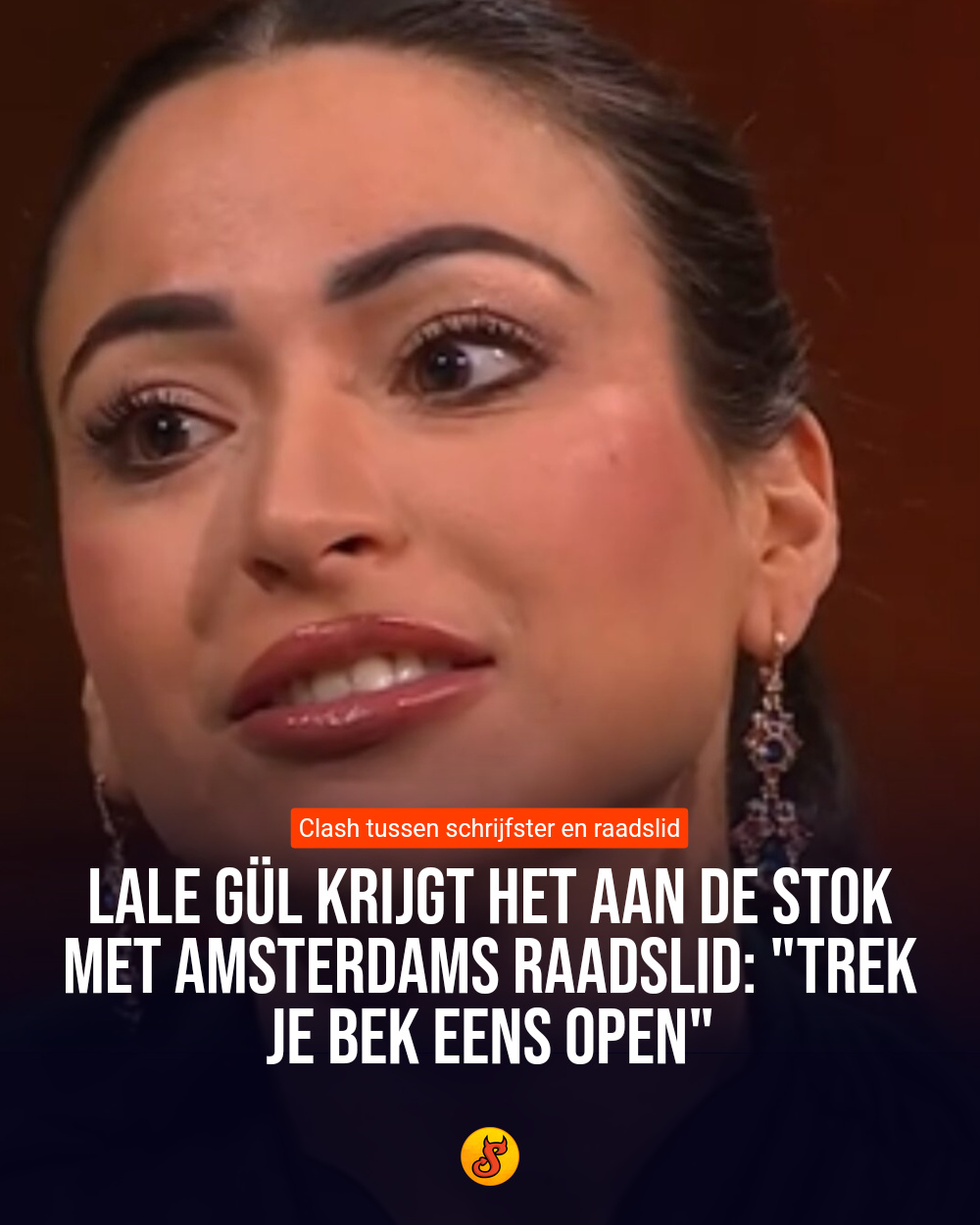 Lale Gül krijgt het aan de stok met Amsterdams raadslid: "Trek je bek eens open"