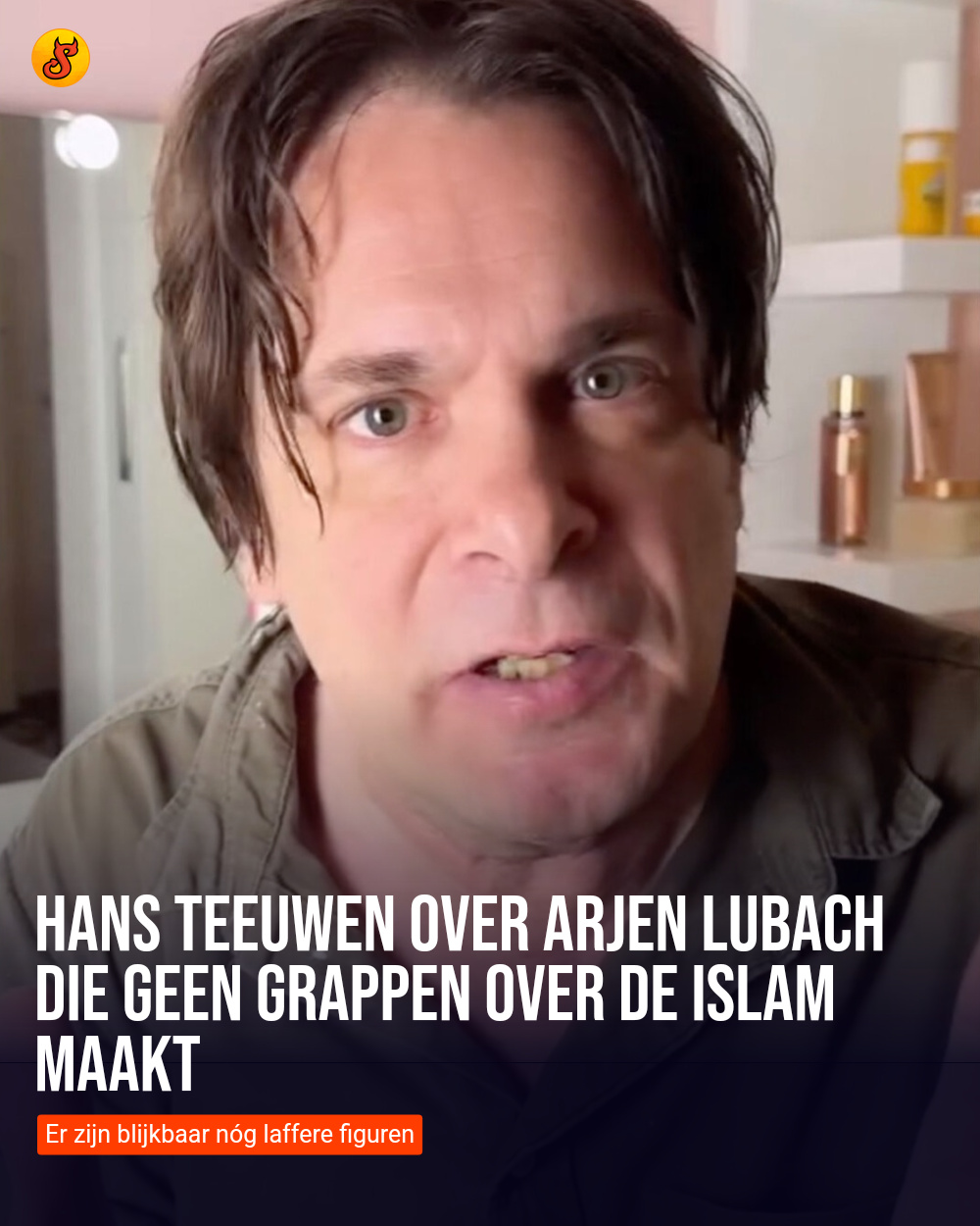Hans Teeuwen over Arjen Lubach die geen grappen over de islam maakt