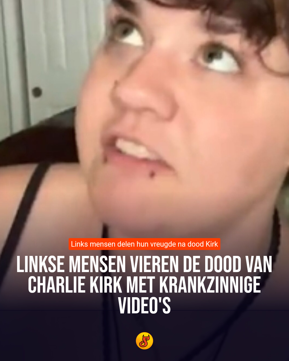 Linkse mensen vieren de dood van Charlie Kirk met krankzinnige video's