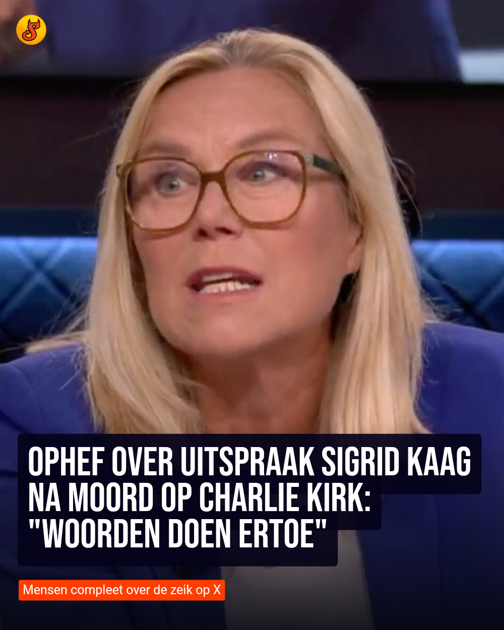 Ophef over uitspraak Sigrid Kaag na moord op Charlie Kirk: "Woorden doen ertoe"
