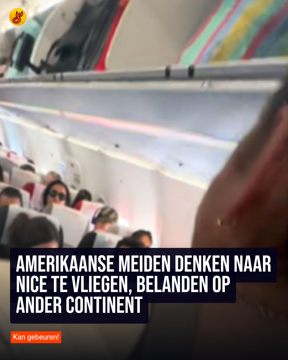 Amerikaanse meiden denken naar Nice te vliegen, belanden op ander continent