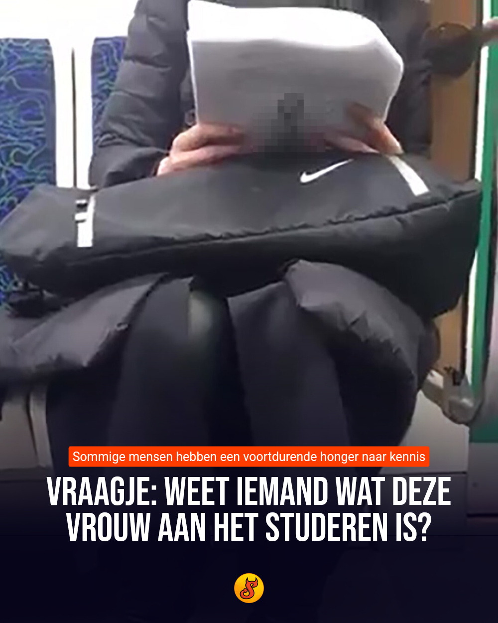 Vraagje: Weet iemand wat deze vrouw aan het studeren is?