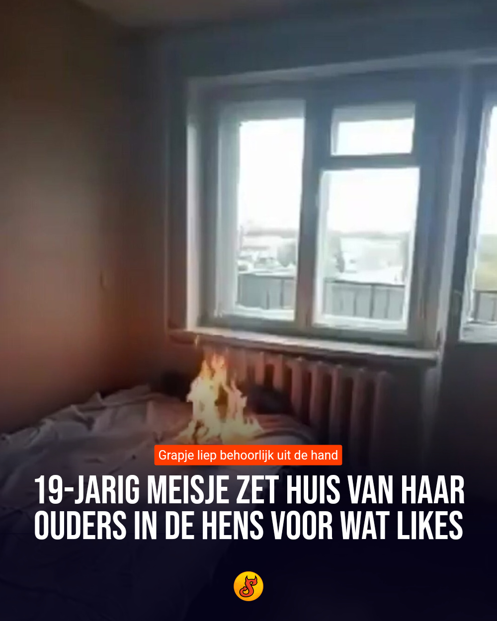 19-jarig meisje zet huis van haar ouders in de hens voor wat likes