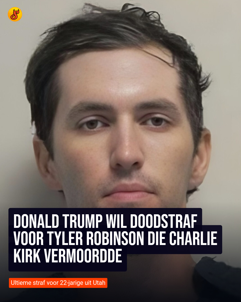 Donald Trump wil doodstraf voor Tyler Robinson die Charlie Kirk vermoordde