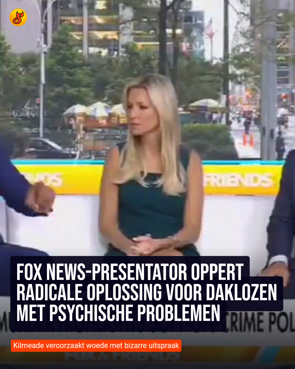Fox News-presentator oppert radicale oplossing voor daklozen met psychische problemen
