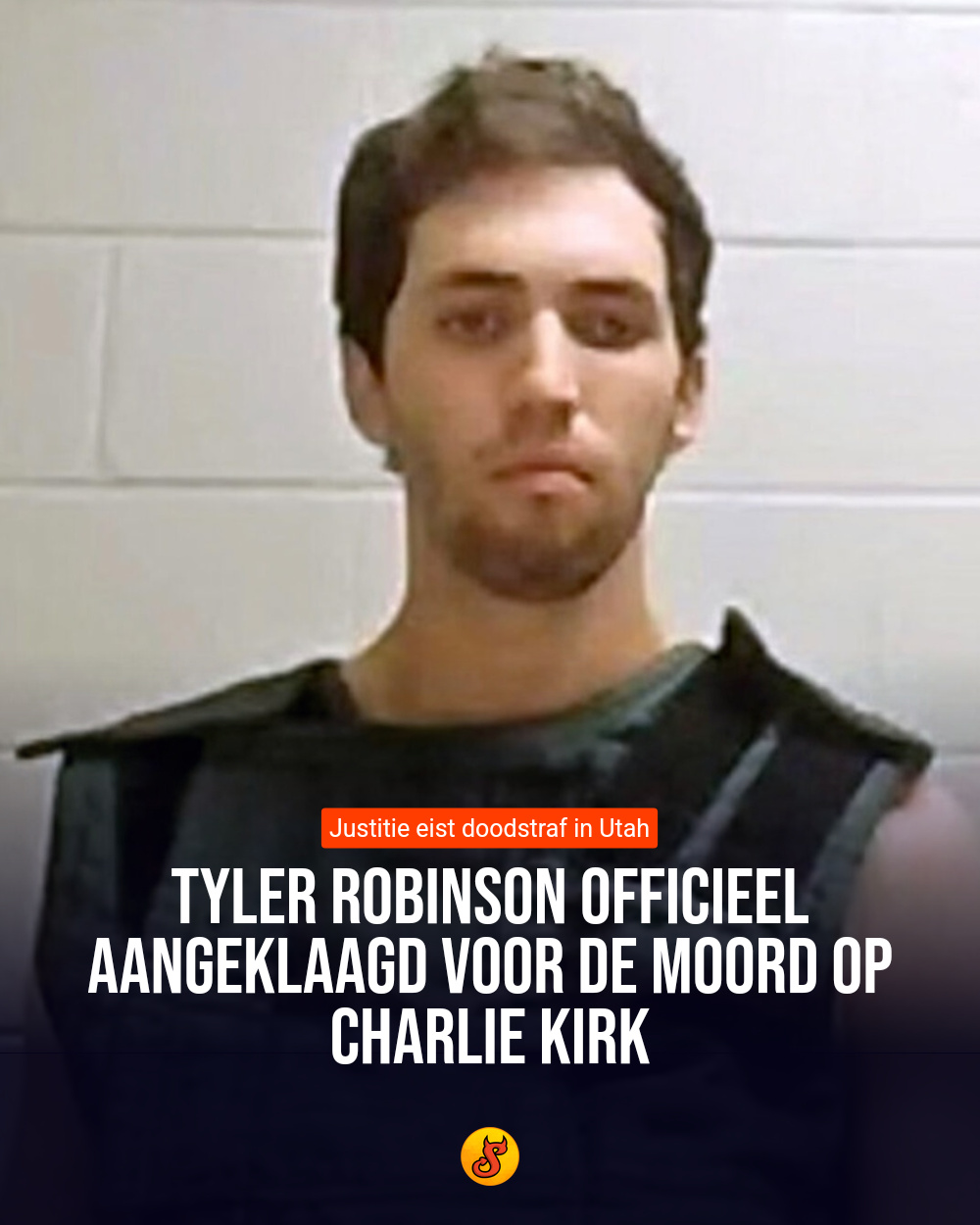Tyler Robinson officieel aangeklaagd voor de moord op Charlie Kirk