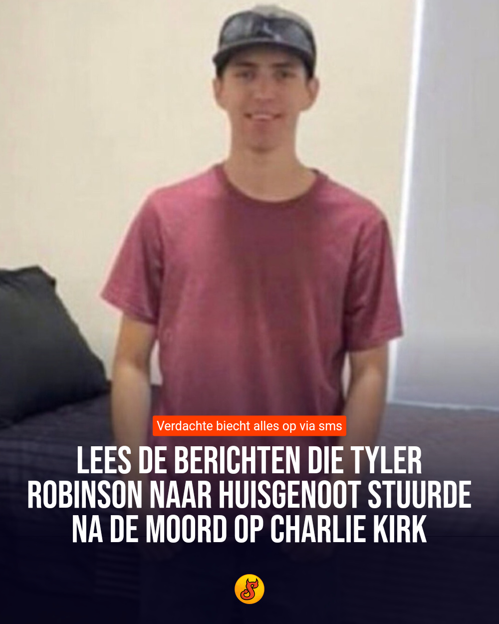 Lees de berichten die Tyler Robinson naar huisgenoot stuurde na de moord op Charlie Kirk
