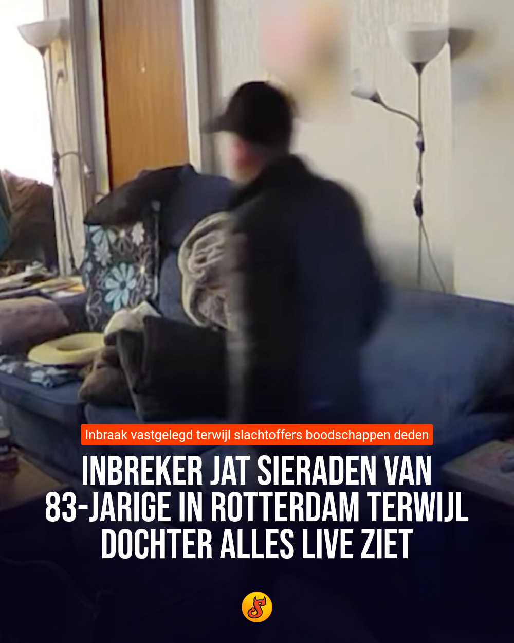 Inbreker jat sieraden van 83-jarige in Rotterdam terwijl dochter alles live ziet