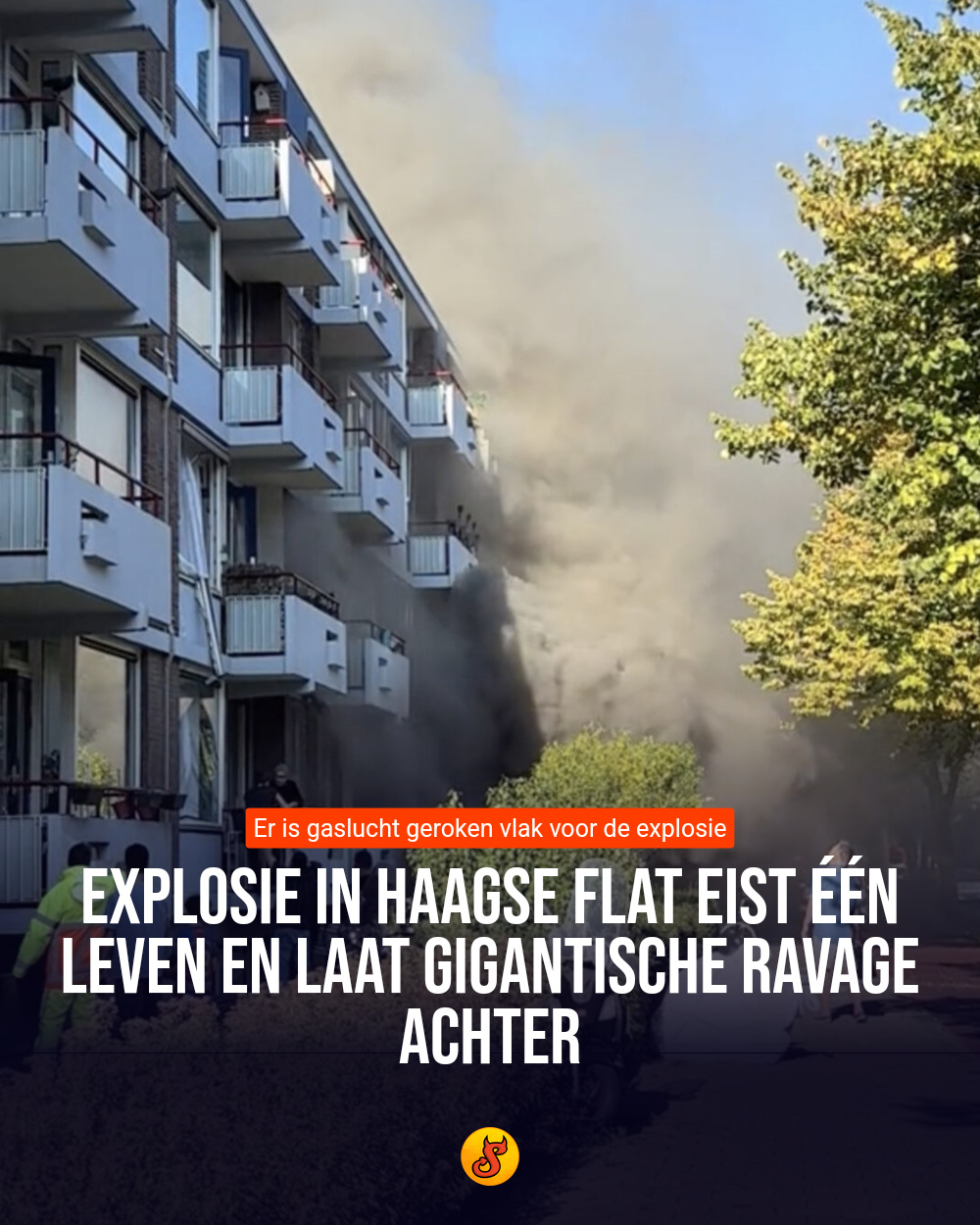 Explosie in Haagse flat eist één leven en laat gigantische ravage achter