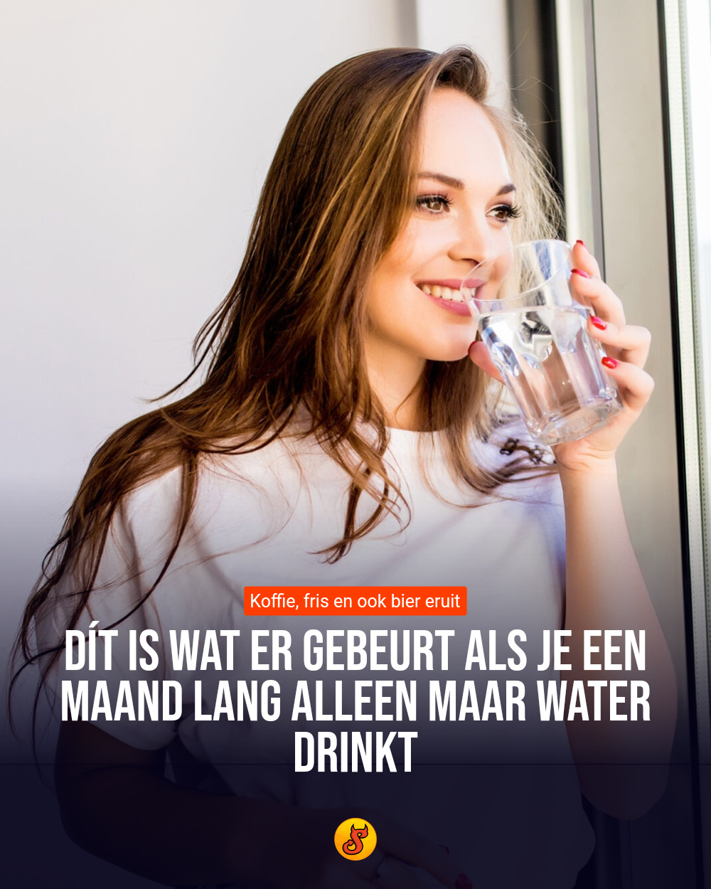 Dít is wat er gebeurt als je een maand lang alleen maar water drinkt