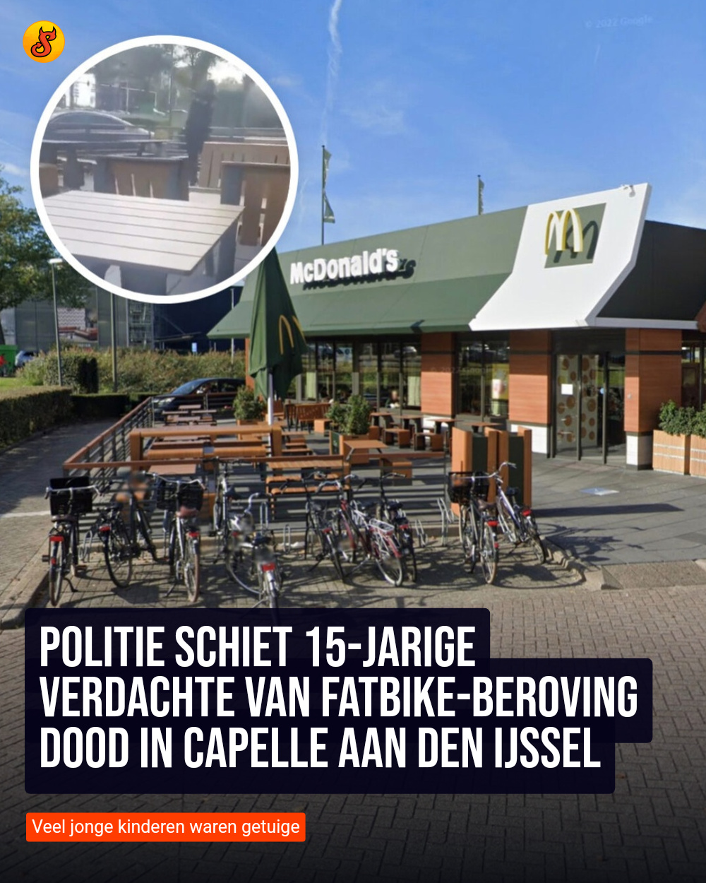 Politie schiet 15-jarige verdachte van fatbike-beroving dood in Capelle aan den IJssel