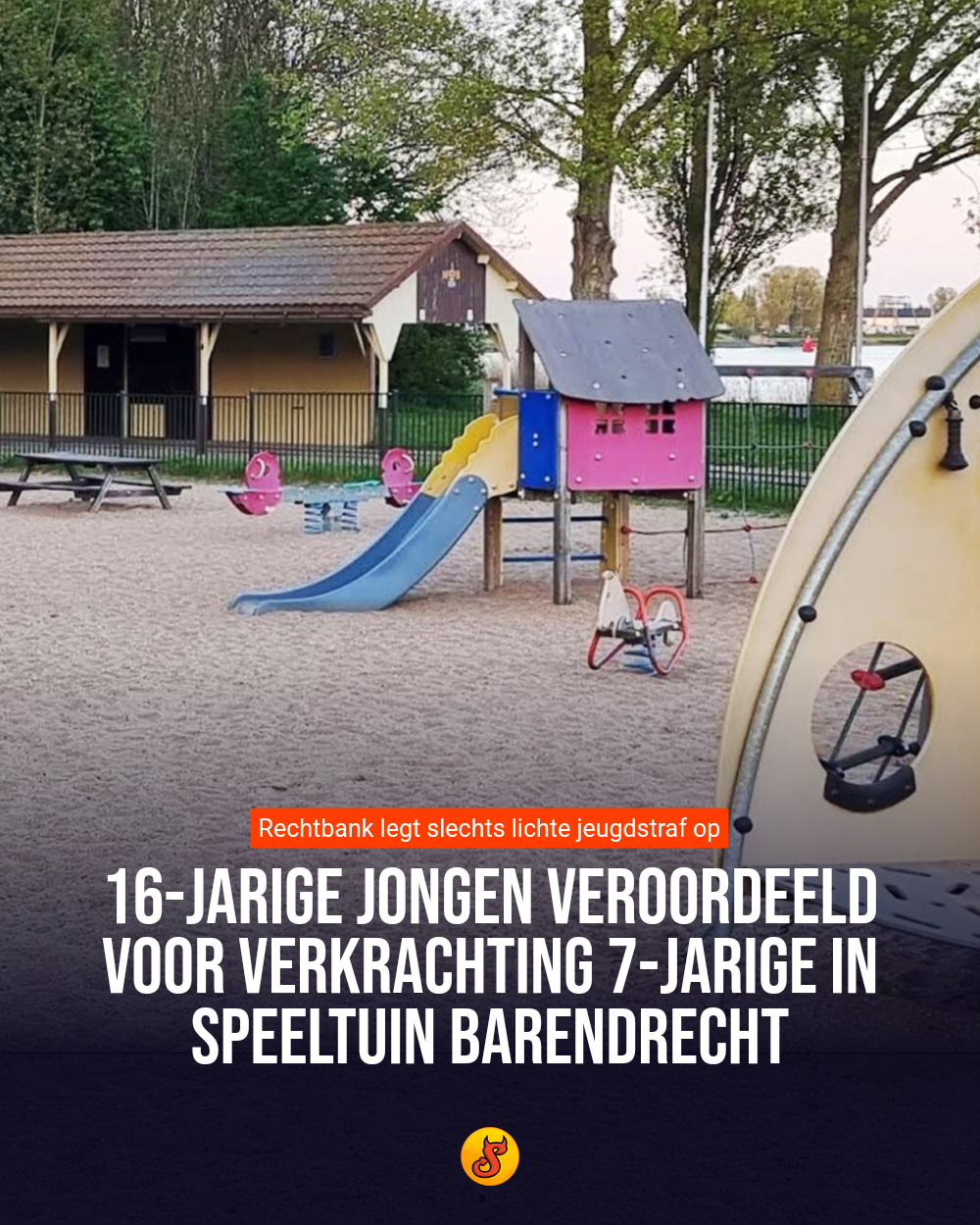 16-jarige jongen veroordeeld voor verkrachting 7-jarige in speeltuin Barendrecht