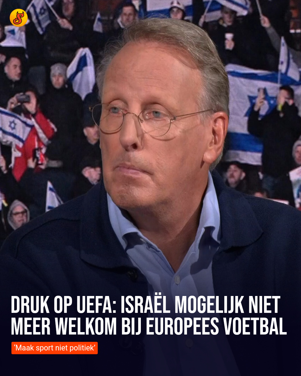 Druk op UEFA: Israël mogelijk niet meer welkom bij Europees voetbal