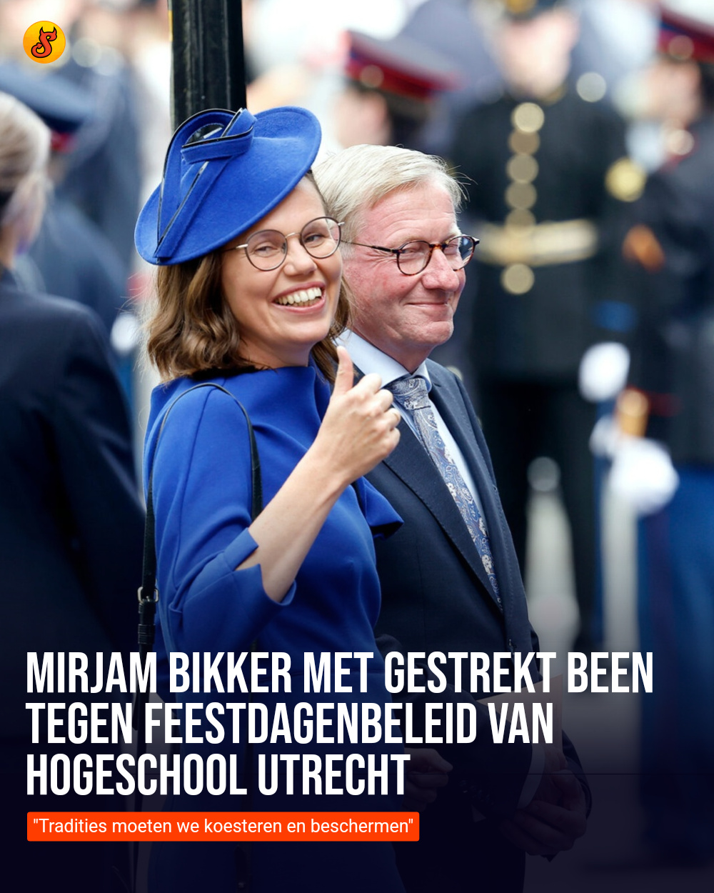 Mirjam Bikker met gestrekt been tegen feestdagenbeleid van Hogeschool Utrecht